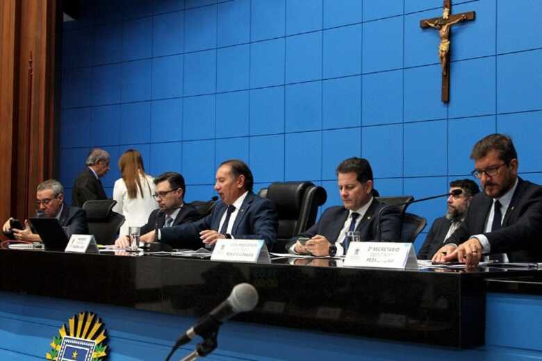 Mesa diretora da Assembleia Legislativa de MS