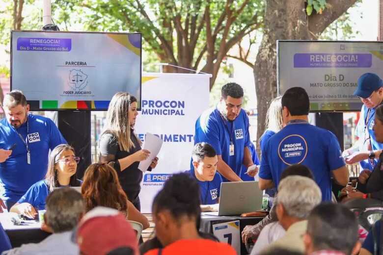 Ao todo, 871 pessoas conseguiram recorrer ao Procon Municipal