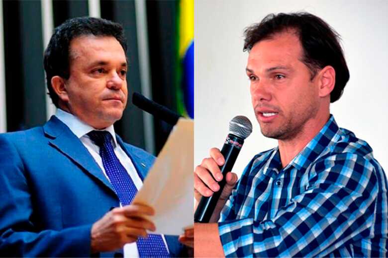 Deputado federal Vander Loubet e prefeito de Paranaíba Mayco Doido