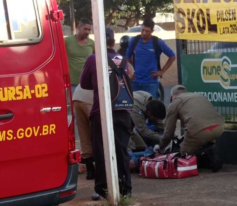 Detento recebe atendimento médico do Corpo de Bombeiros