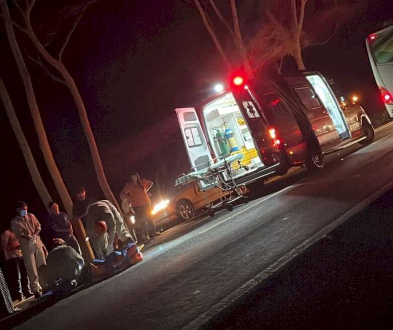 Bombeiros fizeram o atendimento