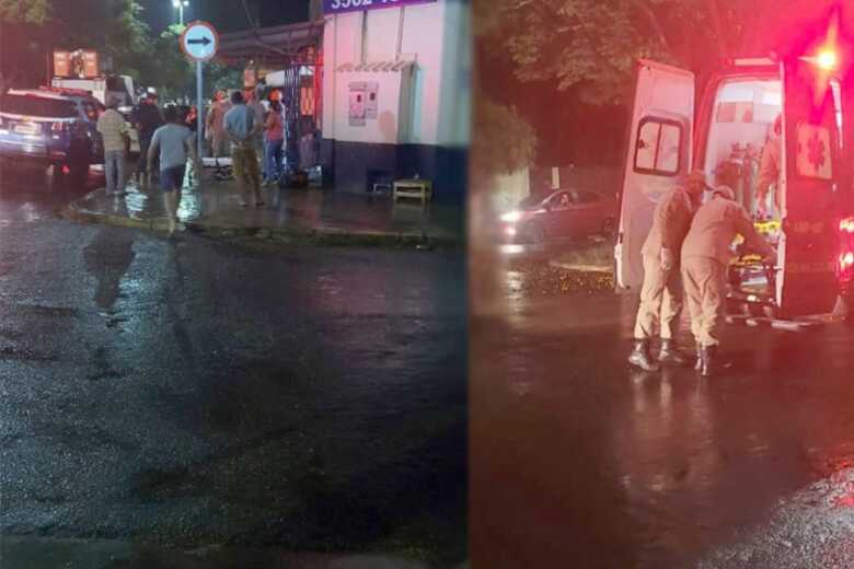 Vítima recebeu atendimento médico