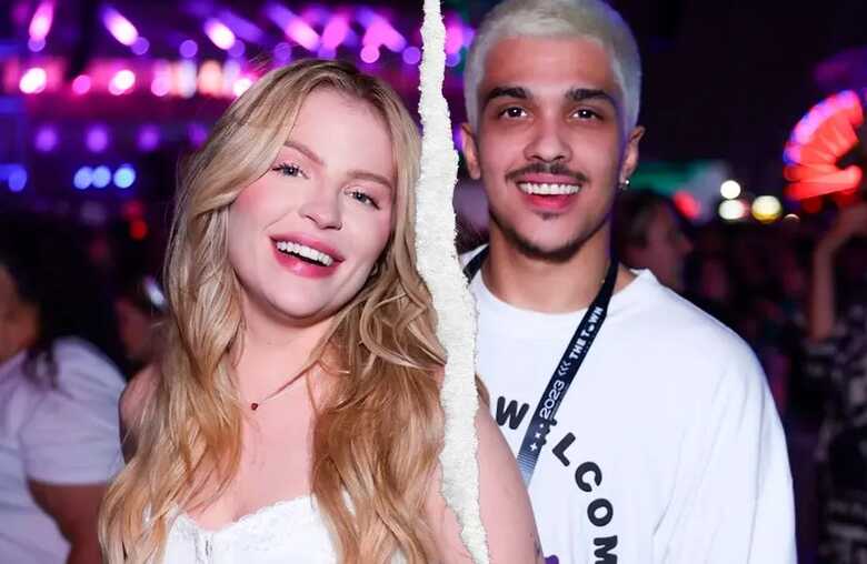 Luísa Sonza e o ex-namorado Chico