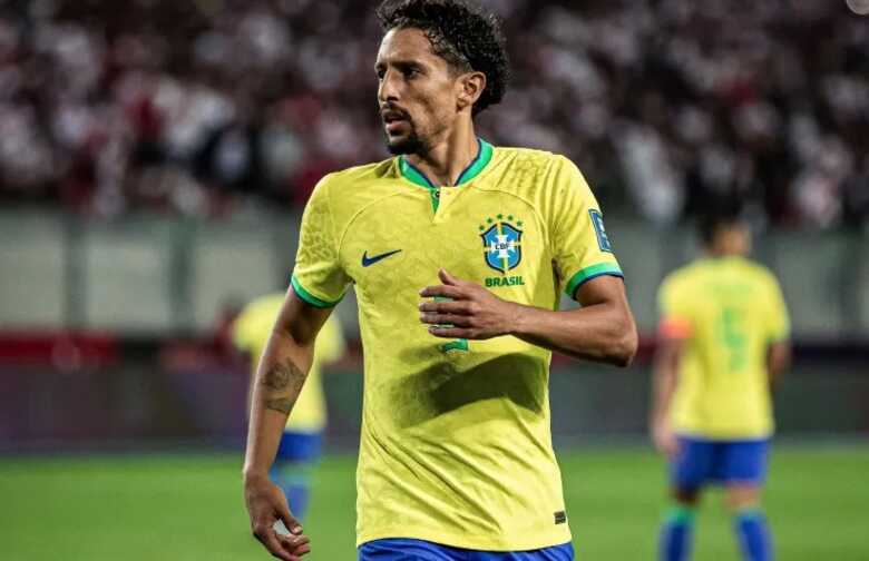Marquinhos marcou o gol da vitória da Seleção Brasileira contra o Peru, em Lima
