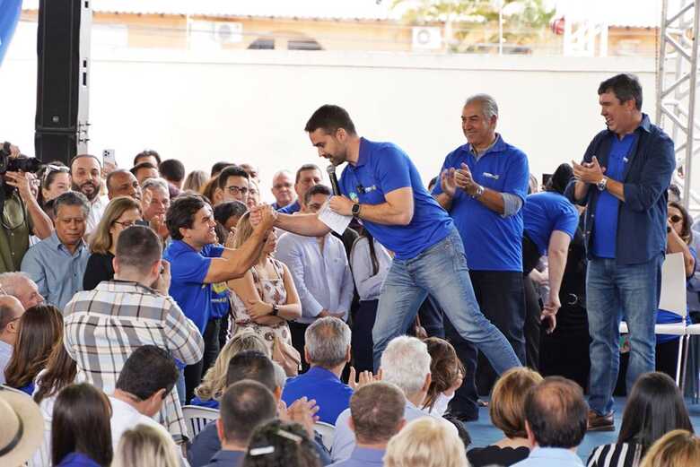 Confirmaram presença no evento o ex-governador, Reinaldo Azambuja; Eduardo Riedel e os deputados federais Beto Pereira, Dagoberto Nogueira e Geraldo Resende