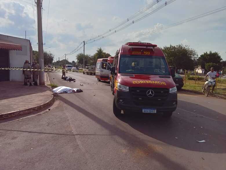 Vítima morreu no local do acidente