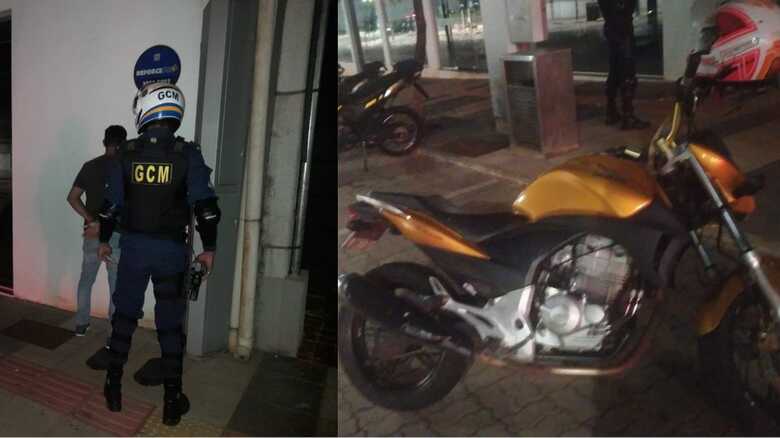 Moto foi apreendida e o homem preso