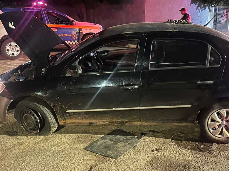 Perseguição só parou quando um tiro foi disparo no pneu