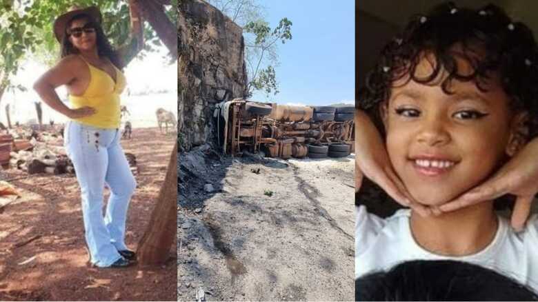 Mulher e criança morreram no acidente