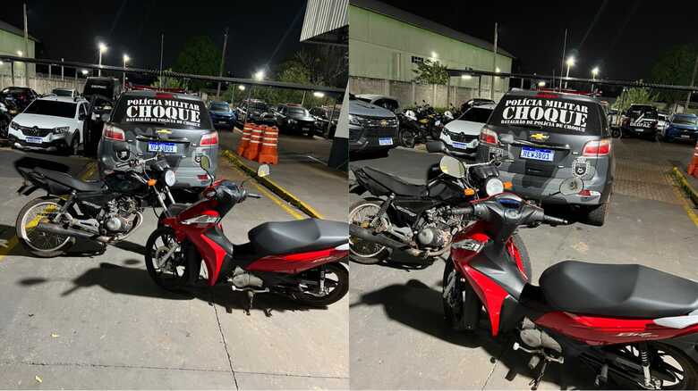 Motocicleta roubada foi recuperada e ve&iacute;culo usado no crime apreendido