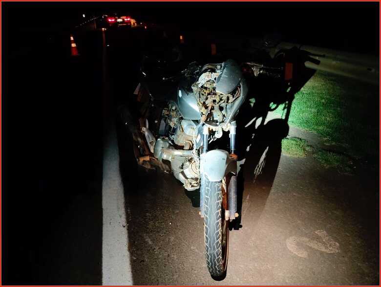 Motociclista foi encontrada danificada