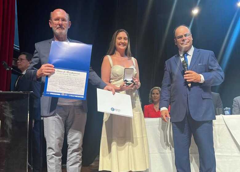 Deputado estadual de Mato Grosso Carlos Avallone, Maria Eduarda Pedrossian e o Engenheiro Pedro Soares