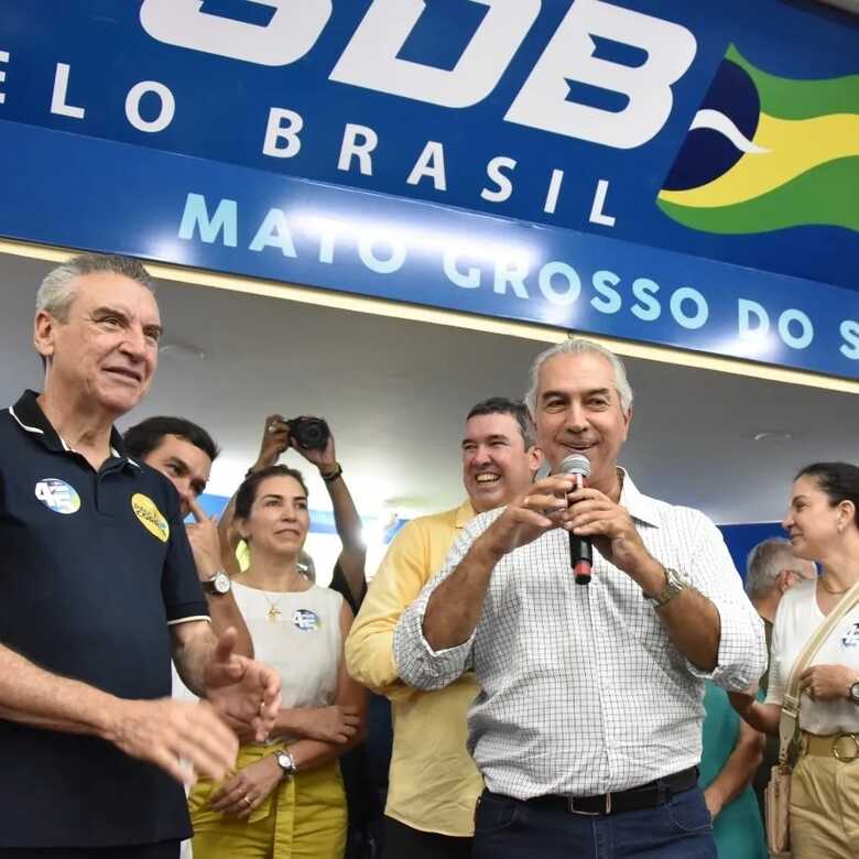 Ex-governador Reinaldo Azambuja, atual presidente estadual do PSDB