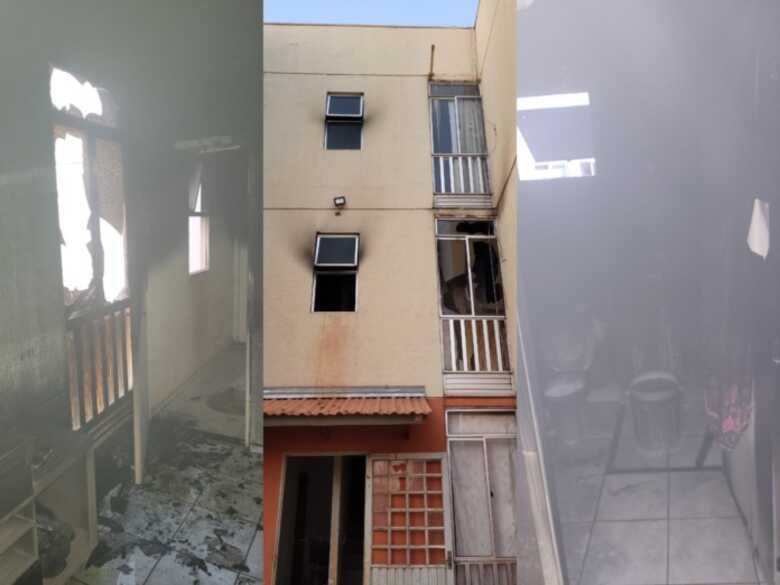 V&aacute;rios objetos ficaram destru&iacute;dos