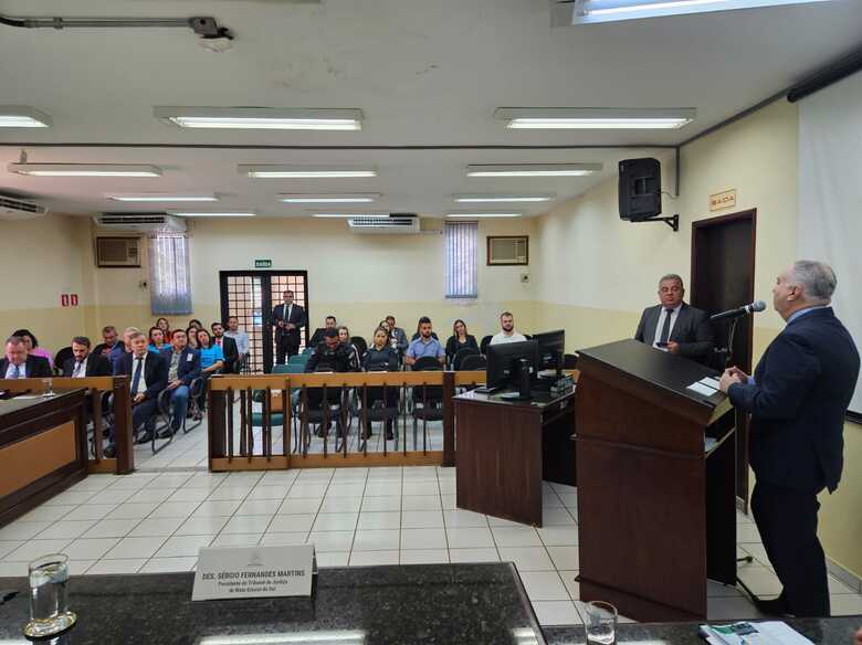 Des. Sérgio Fernandes Martins, presidente do TJMS participa do Gabinete de Integração