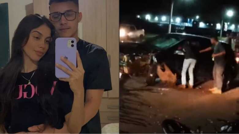 Thauan e Isabela estão hospitalizados; populares retiraram a chave para que suspeito não fugisse