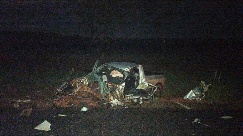 Saveiro ficou destru&iacute;da