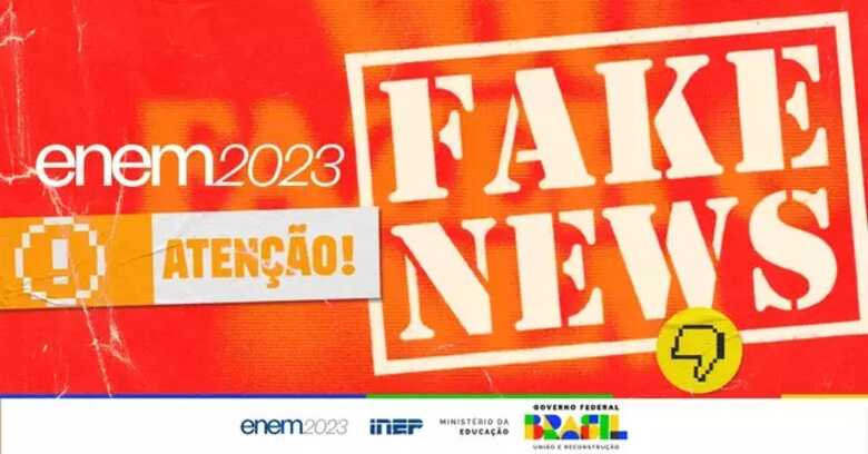 Imagem foi compartilhada na rede social do Inep