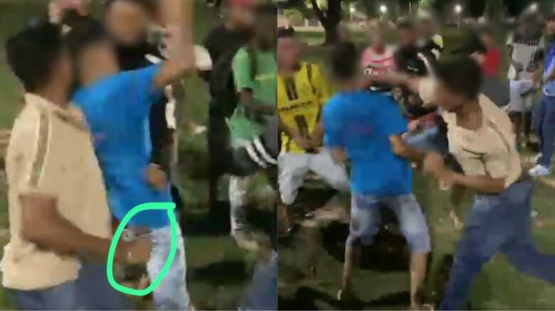 Um dos agressores estava com um soco ingl&ecirc;s nas m&atilde;os