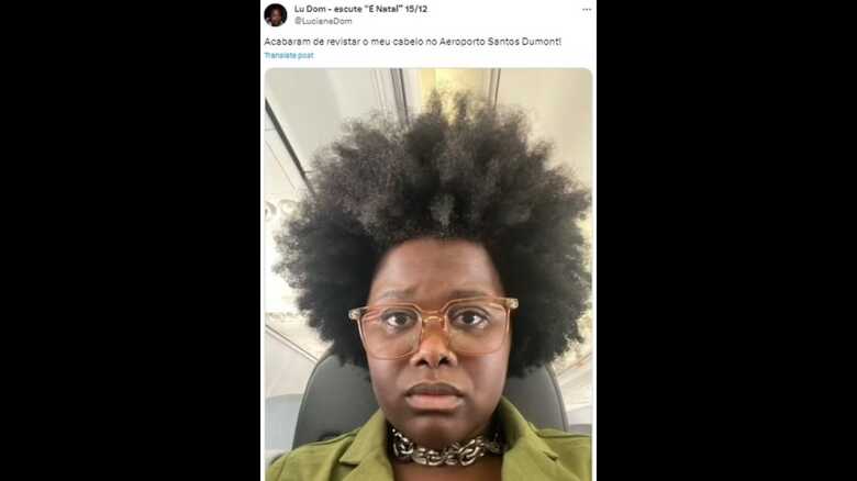 Cantora diz que black power foi revistado em aeroporto do Rio