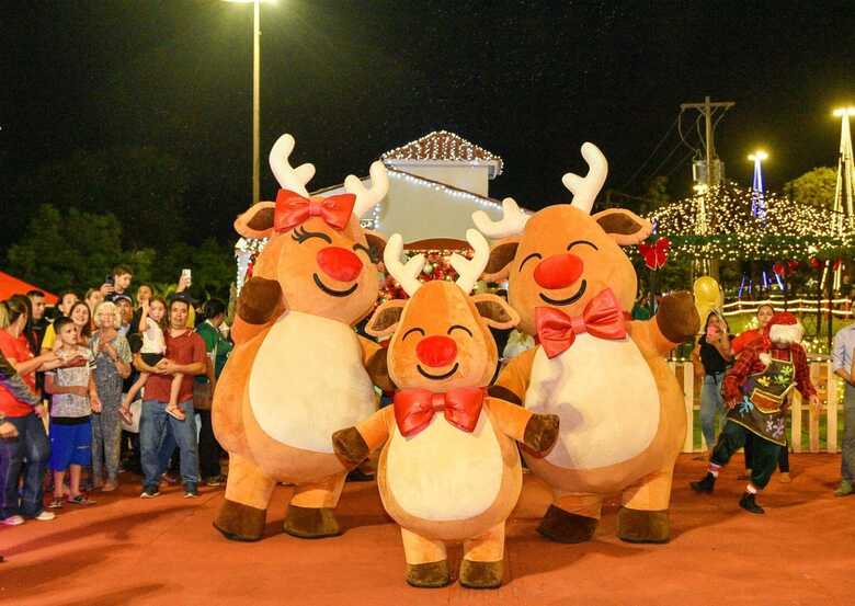 Fam&iacute;lia Rena na Cidade do Natal, em Campo Grande