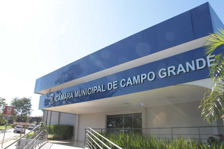 Fachada da Câmara Municipal de Campo Grande - 