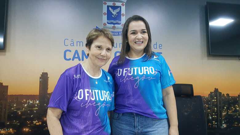Prefeita Adriane Lopes e a senadora Tereza Cristina