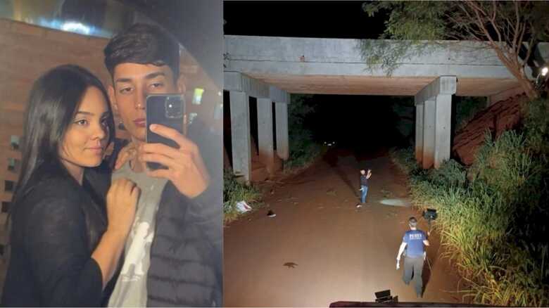 Casal seguia em uma motocicleta quando houve o acidente