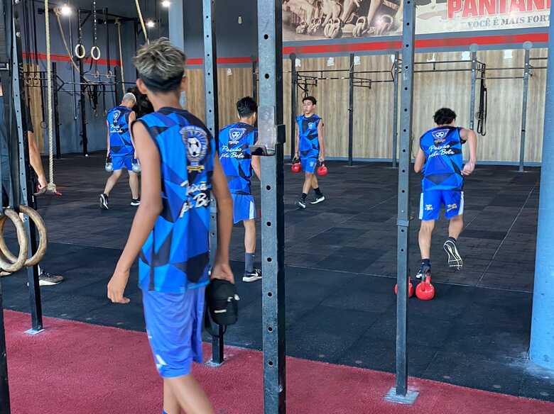Treino na Crossfit Pantaneiros