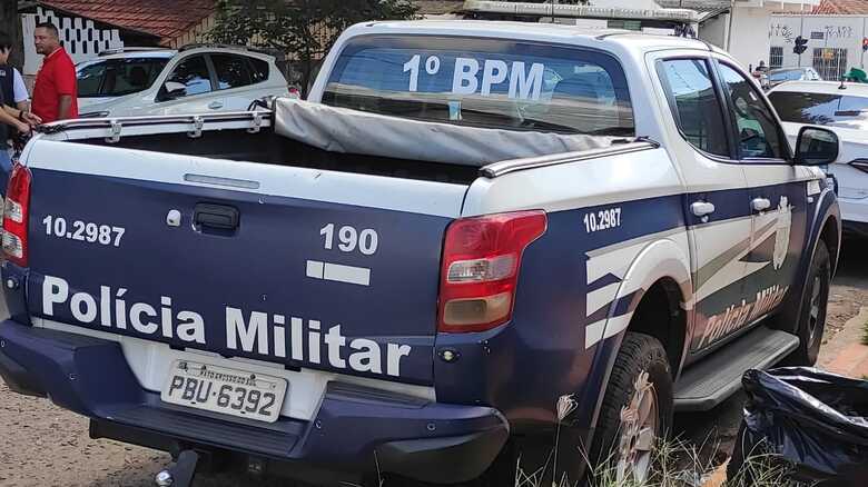 A Pol&iacute;cia Militar esteve no local