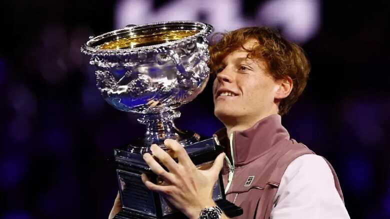 Com apenas 22 anos, Sinner é o campeão mais jovem do Australian Open desde 2008.