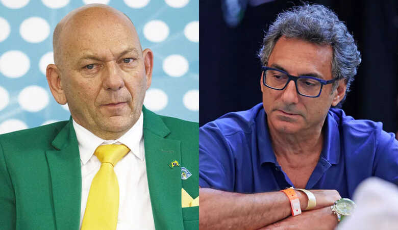 Luciano Hang, dono da Havan, e Meyer Nigri, fundador da Tecnisa