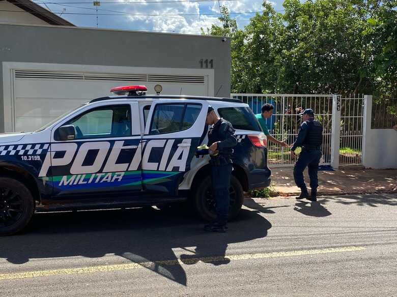 Pol&iacute;cia esteve no local do disparo de arma de fogo contra o ladr&atilde;o