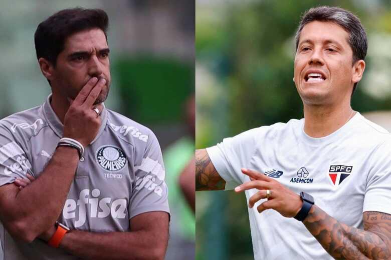 Abel Ferreira, com 9 títulos pelo Palmeiras enfrenta Thiago Carpini, técnico recém chegado do São Paulo 