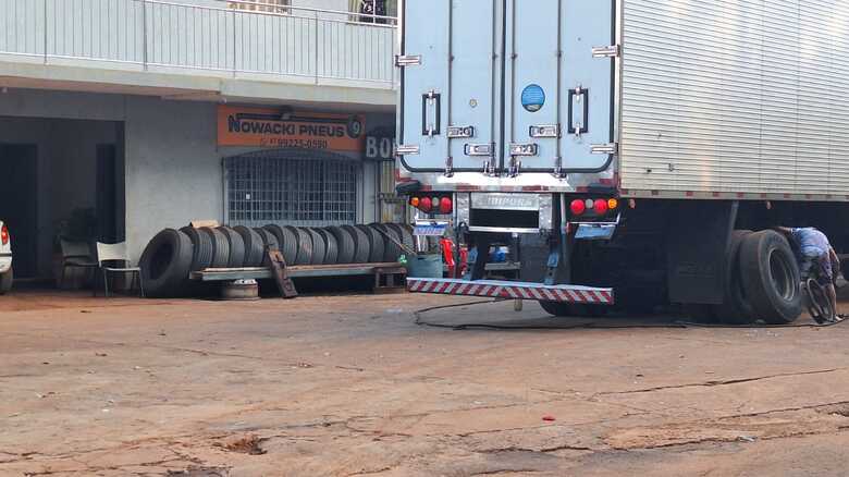 Acidente de trabalho em Borracharia