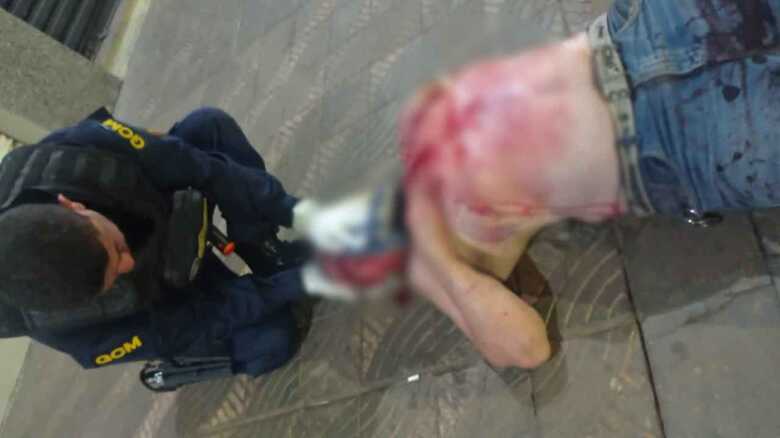 Guarda prestou os primeiros atendimentos a v&iacute;tima