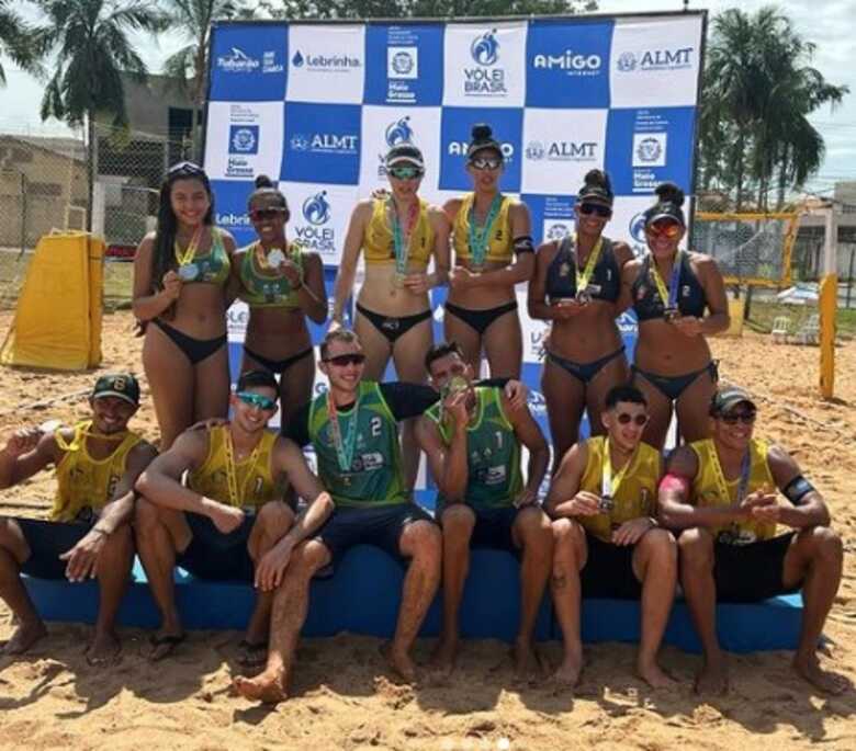 Equipe do MS dá show em campeonato de vôlei de praia