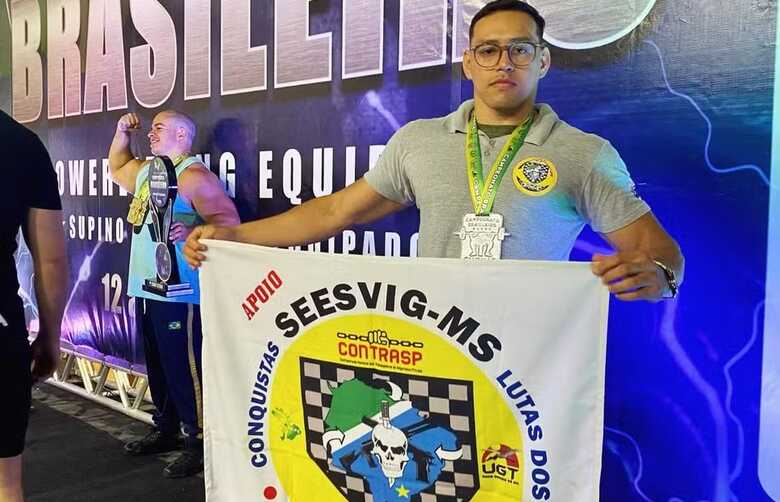 MS é prata no Campeonato Brasileiro de Powerlifting 2024