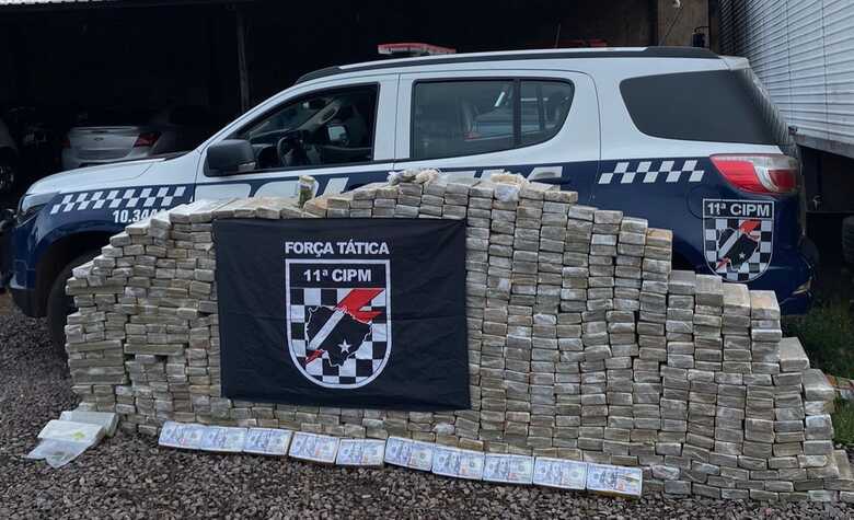 A droga pesou mais de 700kg