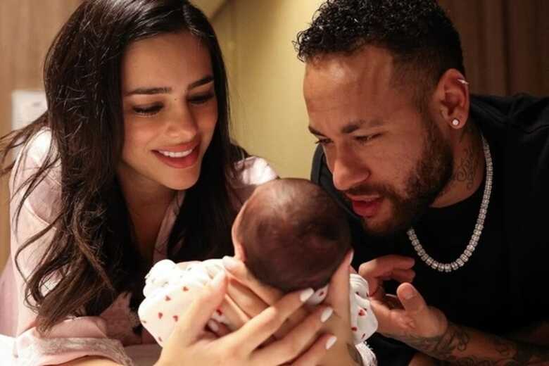 Neymar, Bruna e Mavie