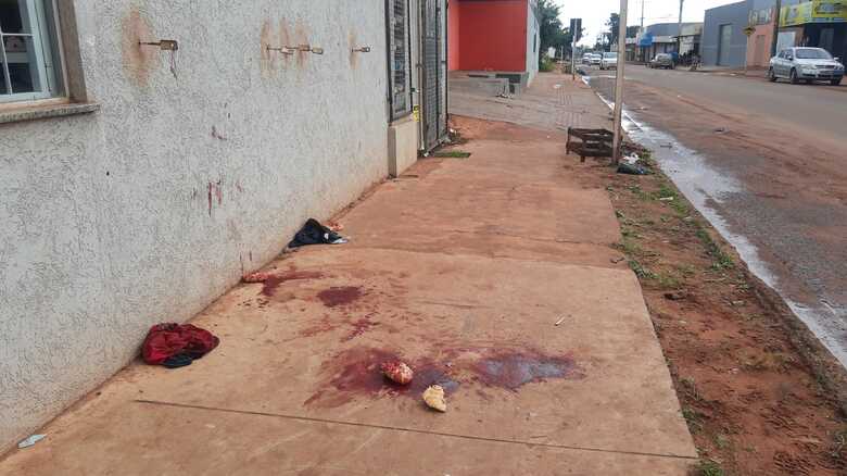 A v&iacute;tima foi socorrida em estado grave