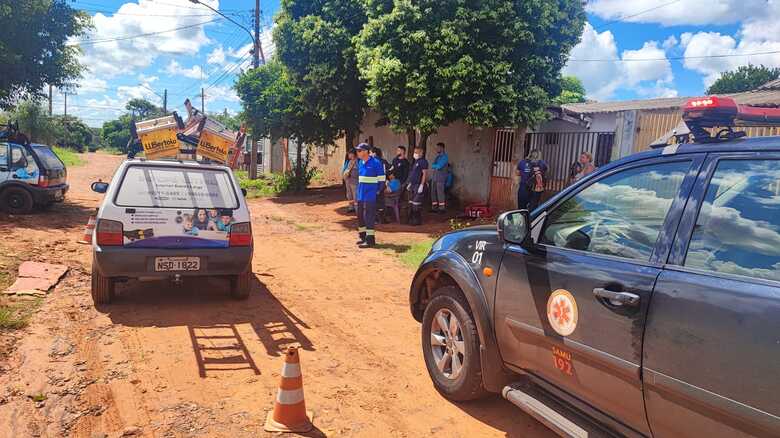 O trabalhador foi socorrido e encaminhado para o Hospital Universit&aacute;rio