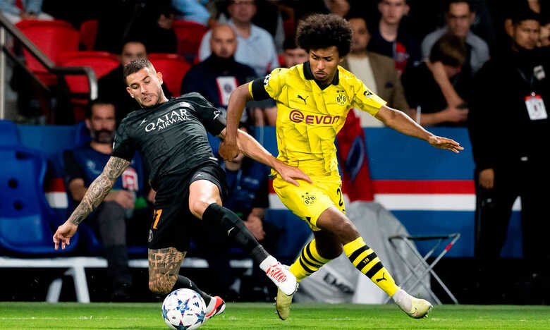 Jogo de ida entre Borussia Dortmund e PSG