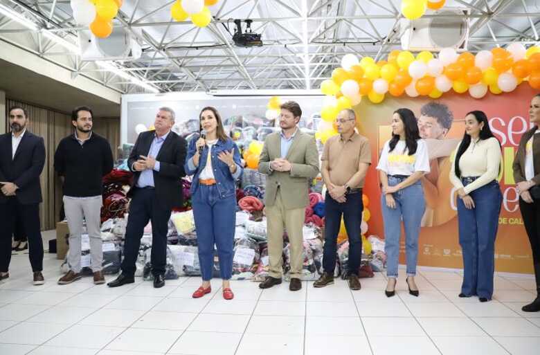 Novas doa&ccedil;&otilde;es foram recebidas pela primeira-dama