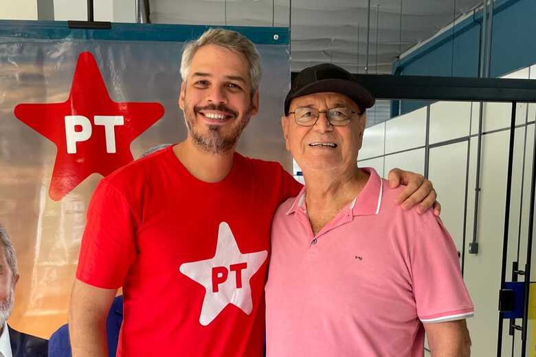 Professor Tiago Botelho e José Laerte Tetilha