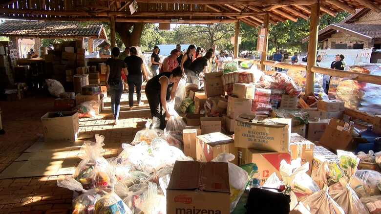 Doa&ccedil;&otilde;es ser&atilde;o levadas para o Rio Grande do Sul