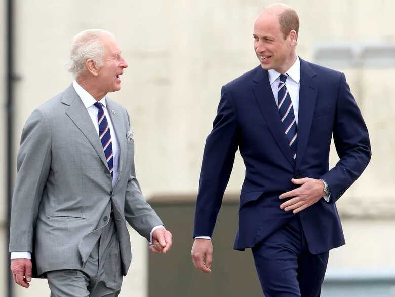 Rei Charles III e Príncipe William