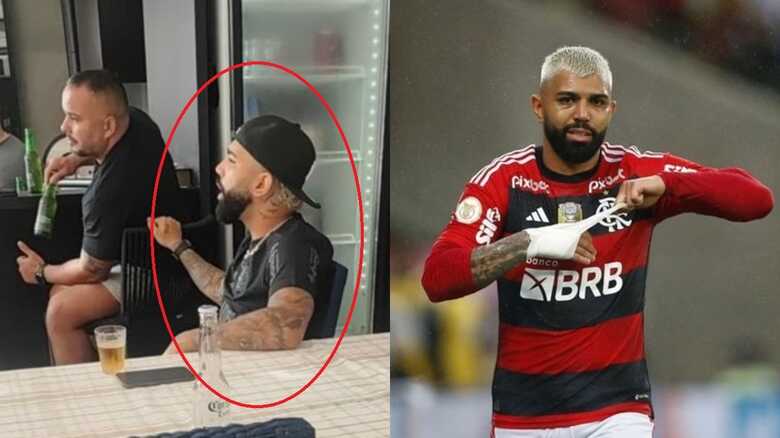 A imagem do atleta com a camisa do outro time foi vazada durante a quinta-feira
