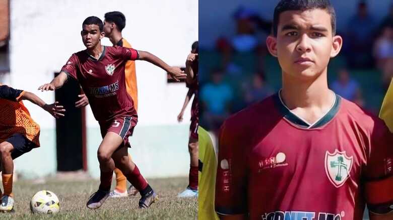 Breno Souza Firmino, de apenas 16 anos, atuava como volante na equipe SUB-17 da Portuguesa