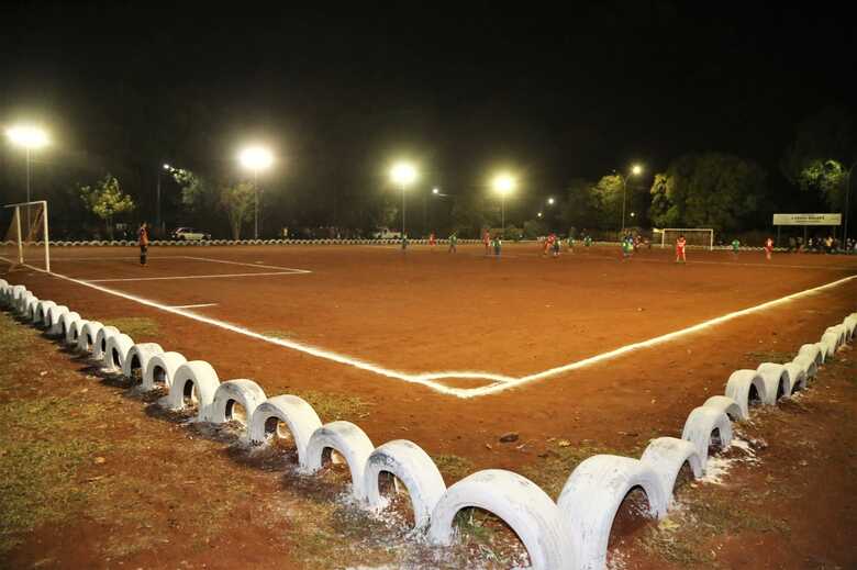 Campo de futebol em Campo Grande